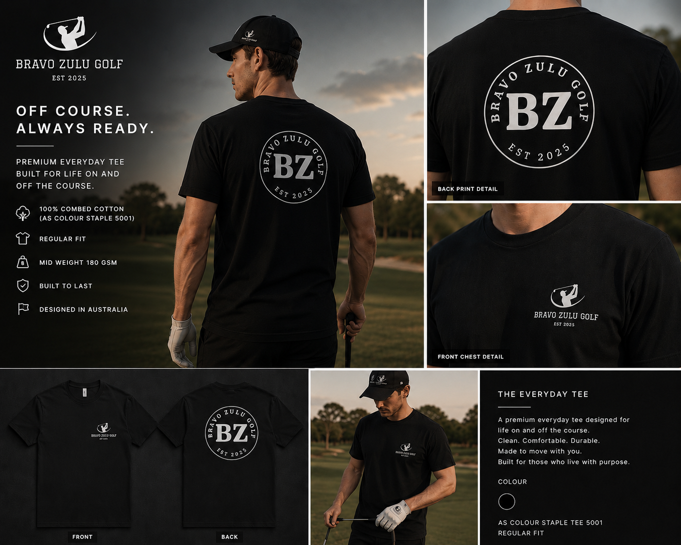 Bravo Zulu Golf - The Everyday Tee (Limited Drop)