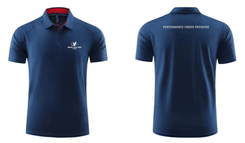 Performance Polo Shirt - Navy Blue (Athletic fit)