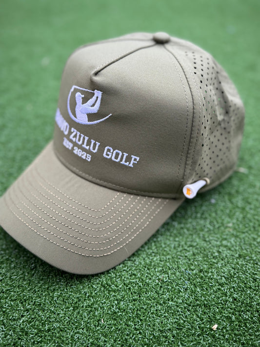 Performance Hat - Olive Green - With Tee holder (Founders Edition)
