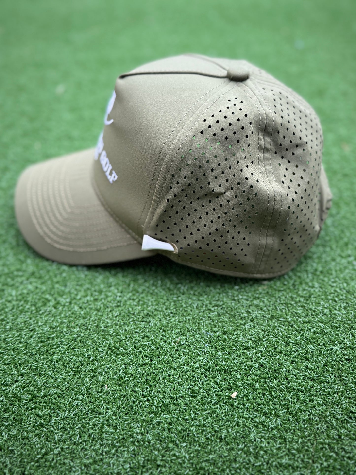 Performance Hat - Olive Green - With Tee holder (Founders Edition)