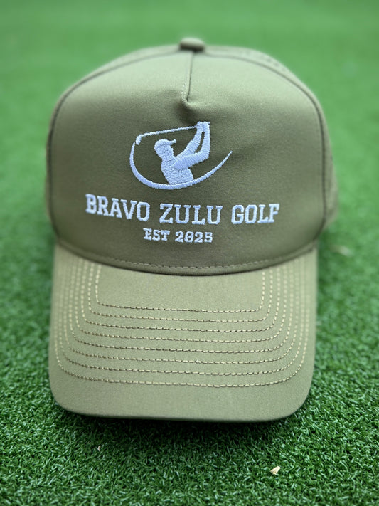 Performance Hat - Olive Green - With Tee holder (Founders Edition)